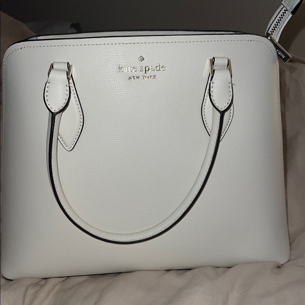 Kate Spade Cream Satchel Bag